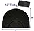 LCL Beauty 1/2" Thick Professional Half-Round Waterproof Anti-Fatigue Barber Salon Floor Mat