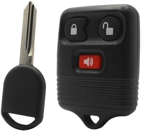 2007 07 Lincoln Mark LT Keyless Entry Remote and Uncut Transponder Key Blade