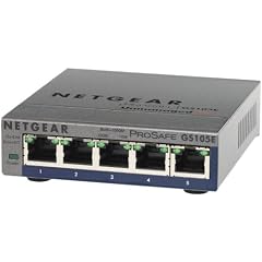 Netgear GS105E-100PES Switch (Gigabit Ethernet,  5-Port, VLAN ,Green Power)