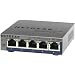 Netgear ProSafe GS105E Switch configurable Plus 5 ports 10/100/1000 Administration via interface web Alimentation externe Kit de montage mural