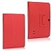 TabSuit Dragon Touch Y88X Plus PU Leather Case Stand Cover for 7'' Dragon Touch Y88X Plus/ Y88X/ Y88, KingPad K70/ K77, NeuTab N7/ N7 Pro, Chromo, ProntoTec, iRulu, Zeepad, Alldaymall w/ Dual Camera (Red)
