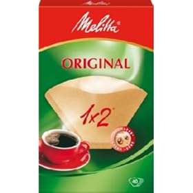 Melitta Two Cup Coffee Filter Papers brown Pack of 40