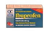 Quality Choice Ibuprofen 200mg. Tablet 50 Count ,  Boxes (Pack of 6)