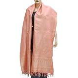 IMAGE OF Presents for Women Paisley Pattern Silk Shawl 36 x 90 inches (bssl068)