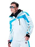 Nebulus Rocket - Blouson de ski homme - Colonne d'eau 10000 mm - Blanc/bleu - XXL