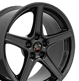Saleen Style Wheel Fits Mustang (R) - Black 18x9
