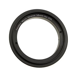 Fotodiox 58mm Filter Thread Lens, Macro Reverse Ring Camera Mount Adapter for Canon EOS 1d,1ds,Mark II, III, IV, 5D, Mark II, 7D, 10D, 20D, 30D, 40D, 50D, 60D, Digital Rebel xt, xti, xs, xsi, t1i, t2i, 300D, 350D, 400D, 450D, 500D, 550D, 1000D