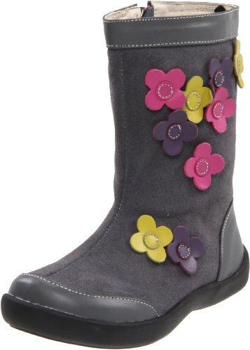 Reviews See Kai Run Mara Fashion Boot (Toddler/Little Kid),Grey with Flowers,10 M US Toddler