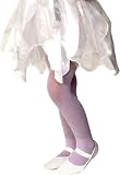 Girls Sparkle Tights in Lavender - Child Medium