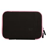 SumacLife Etui Housse Pochette Case Sleeve en Microfiber Néoprène de couleur Noir pour Samsung Galaxy Tab P1010 P1000 Internet Tablet Dimension 22,9x15,2x1 cm