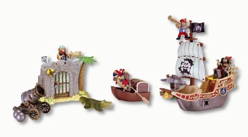Childrens Toyshop  Toys : Pirate Island Playset
