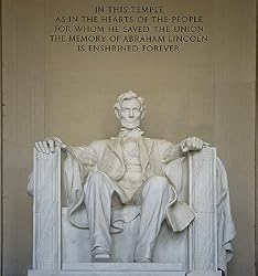 Seated Great Emancipator at Lincoln Memorial Photograph - Beautiful 16"x20" Photographic Print by Carol M. Highsmith