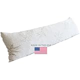 The Original Shredded Memory Foam Body Pillow with Viscose Rayon Cover derived from Bamboo - Coop Home Goods - Made in the USA