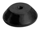 Mason R-4-400 WHITE Neoprene/Steel Machine Leveling Tapped Mount, 3/8"-16NC Thread, 2-1/4" OD, 400lbs Capacity, White