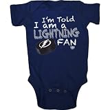 Old Time Hockey Tampa Bay Lightning Lemming Team Creeper Kids Size 6 Months