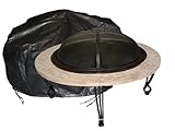 Round Fire Pit Vinyl Cover