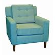 Lucy Upholstered Chair-Azura Blue