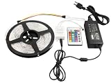 TaoTronics Waterproof 300 Color Changing SMD5050 LED Lighting Strip Kit RGB 16.4ft, 3528kit