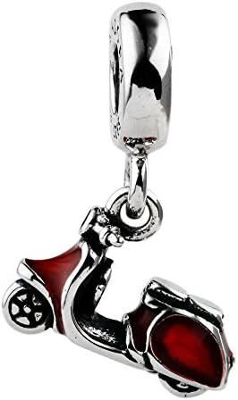 ANNYMORE Scotter 925 Sterling Silver Bead Dangle Charm Fit European Chain Bracelets