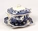 Blue Toile Castle Scene Individual Casserole with Liner Tray