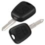 2 Teclado Carcasa Funda Llave Coche Espadin Pa Peugeot 206 207