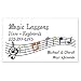 Dinky Designs Party Tunes Calling Card Stationery - Set of 50