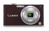 Panasonic Lumix DMC-FX33T 8.1MP Digital Camera with 3.6x Wide Angle MEGA Optical Image Stabilized Zoom (Brown)