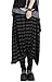 ellazhu Baggy Harem Hippie Horizental Stripe Pants Trouser OneSize GY104 Black Grey