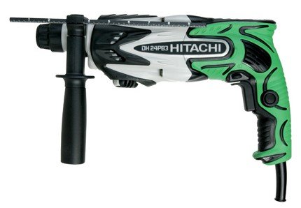 Hitachi DH24PB3 15/16 SDS Plus Rotary Hammer 2 Mode Hammer Drill and Drill only - 7.0 Amp