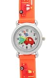 TimerMall OEM - Montre Enfants - Quartz - Caoutchouc - Car tif Cercle Cartoonetal Case Cadran Bracelet oranSport Watches