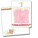 Baby 1st Birthday Invitation Designed By Timree with Coordinating Envelope - Package of 25
