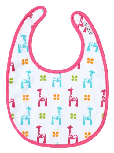 JJ Cole JFBSBG/FBSBG - Baumwolll&auml;tzchen /L&auml;tzchen Giraffen bunt , Soft Bib - Bright Giraff Preisvergleich
