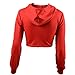 Womens Print Crop Top Hoodie Sweatshirt Jumper Sweater