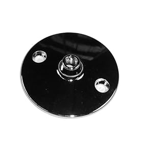 Flange for 340 Ceiling Support Polished Chrome Polished chrome 340F CP