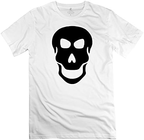 TIANYI Custom Men's Skull Tee Shirts SizeS ColorWhite