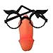 Crazy Night Flesh Pecker Nose with Eyeglasses Hen / Bachelorette Night Party Favors Pack of 1Pcs Eyeglasses 4Pcs Straws