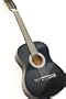 38" BLACK Acoustic Guitar Starter Package (Guitar, Gig Bag, Strap, Pick, eBook)