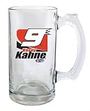 Kasey Kahne Beer Mug: 13oz Glass Sports Tankard