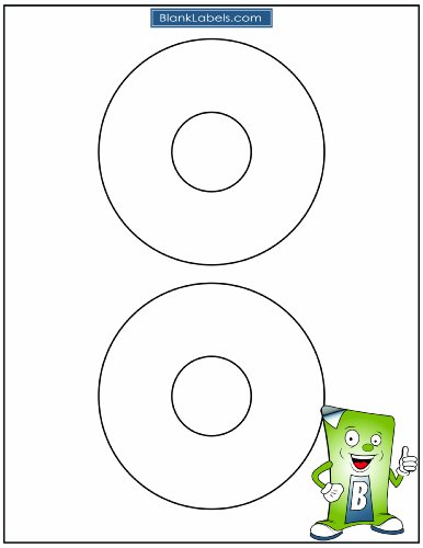 500 CD / DVD labels compatible with the Word 5824 template. Laser and Ink Jet Compatible Bright White Matte Finish. 250 Sheets Blank Labels Brand.