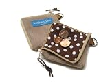 C1L SUN MochaChino of CHIBI TESAGE Cases, Style 1, Brown Dots Lining, 3G iPod Nano Case