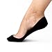 SHEEC - SoleHugger SECRET - Women's Cotton No-Show Socks (Black/Medium)