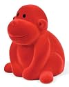 Kikkerland Monkey Piggy Bank Red
