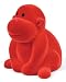 Kikkerland Monkey Piggy Bank Red