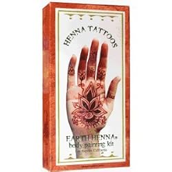 Earth Henna Henna Tattoos Body Painting Kit 1 Kit