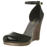  : Charles by Charles David Women's Firebird Wedge,Black Patent,6 M