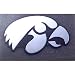 Iowa Hawkeyes Chrome Auto Emblem
