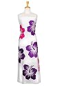 HAWAIIAN SARONG "PURPLE / PINK / WHITE"