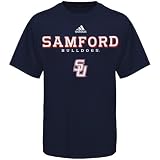 adidas Samford Bulldogs Navy Blue True Basic T-shirt (X-Large)