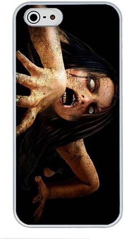 4S Cases, iPhone 4S Protective Case - Horror Scary Stories High Quality PC Plastic Slim Lightweight Hard Case Cover for iPhone 4/4S White