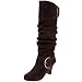 Naughty Monkey Women's D Ring Suede Boot